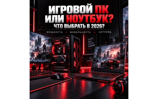 Игровой ПК или ноутбук в 2026 году: что выбрать для игр?