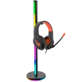 Подставка для гарнитуры Meetion BK300 c RGB подсветкой / Black