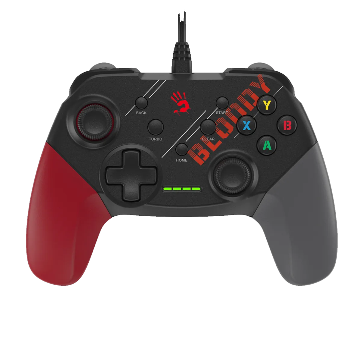 Джойстик проводной Bloody GP30 Wired Gamepad / Red-Black