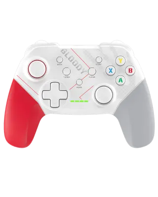 Джойстик беспроводной Bloody GPW50 Wireless Gamepad / Red-White