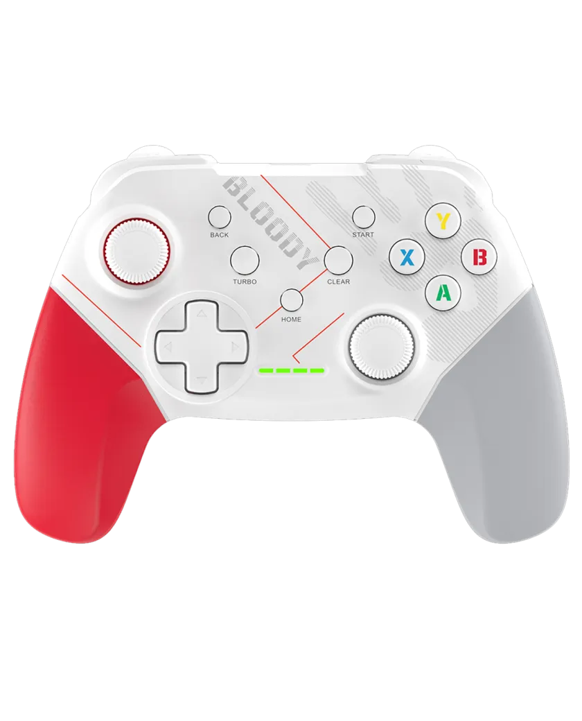 Джойстик беспроводной Bloody GPW50 Wireless Gamepad / Red-White