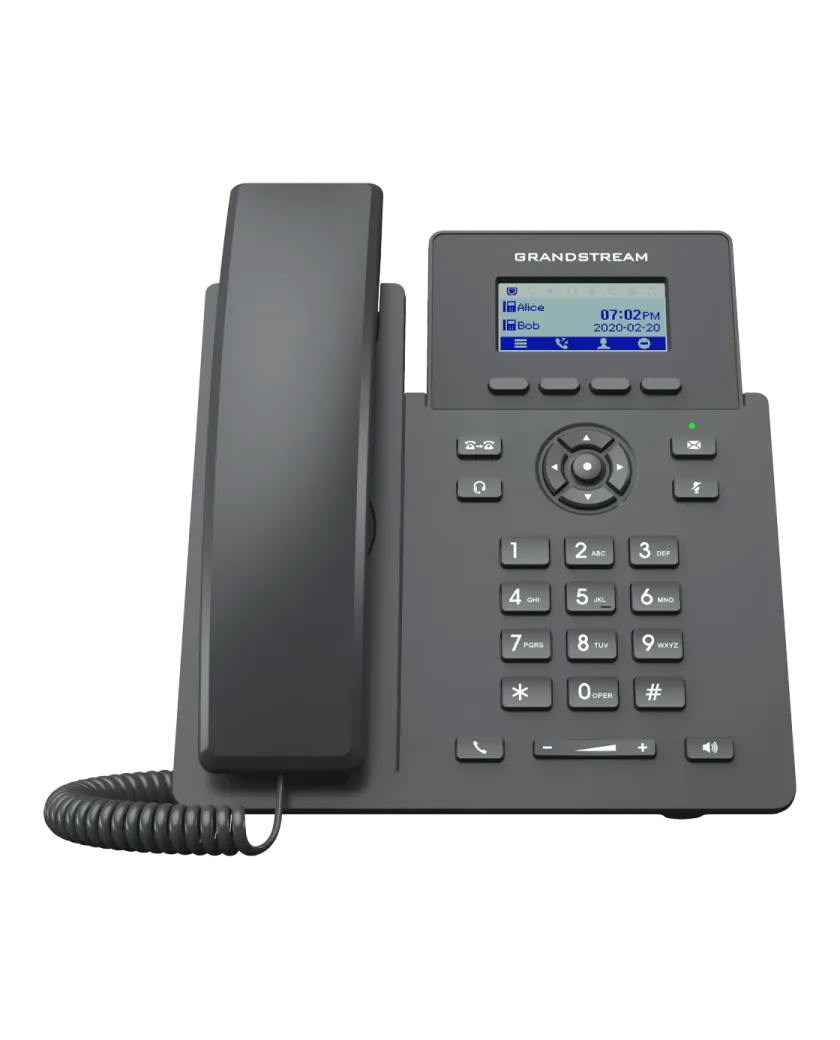Grandstream GRP2601P / Двухлинейный IP-телефон Essential, разработанный для массового развертывания и простого управления