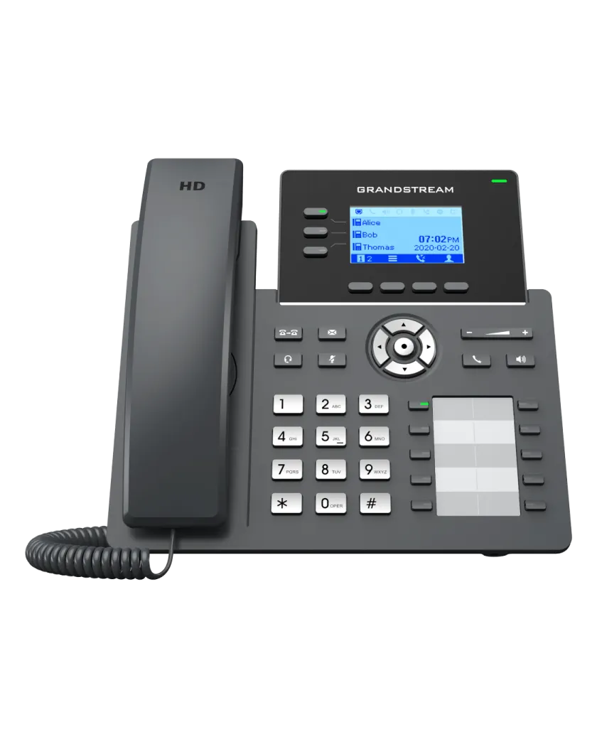 Grandstream GRP2604P / 3-линейный IP-телефон Essential, разработанный для массового развертывания и простого управления