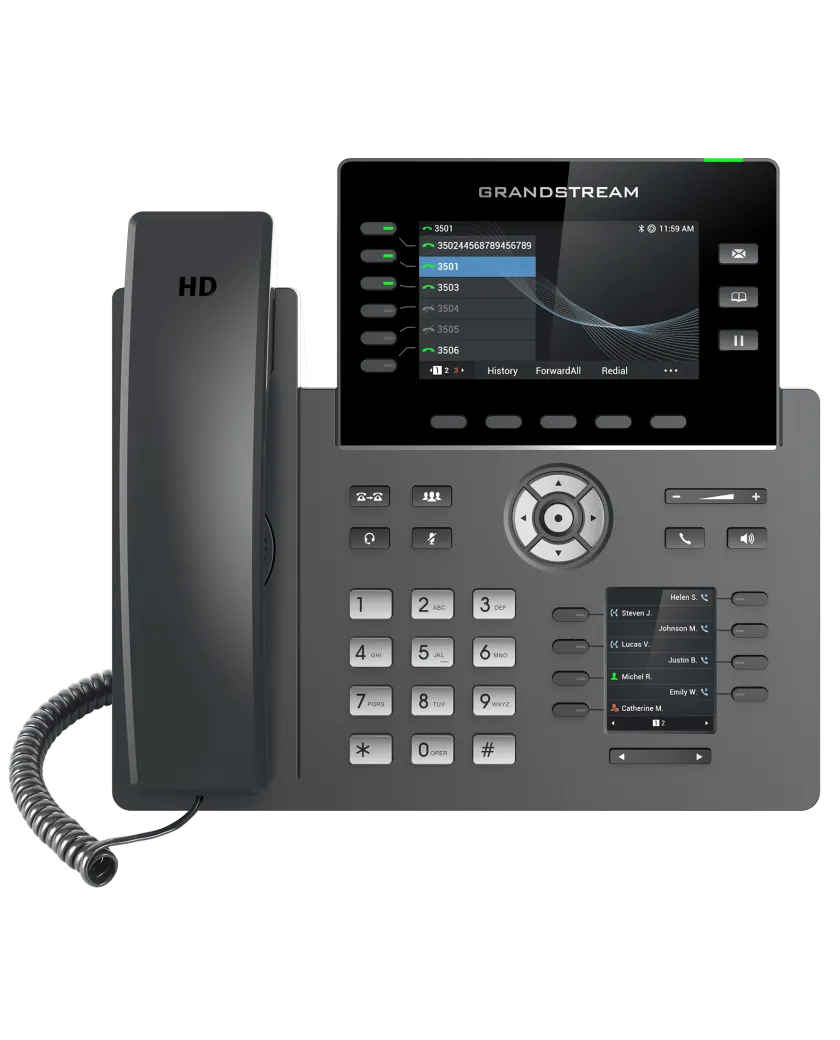 Grandstream GRP2616 / Профессиональный 6-линейный IP-телефон, разработанный для массового развертывания и простого управления