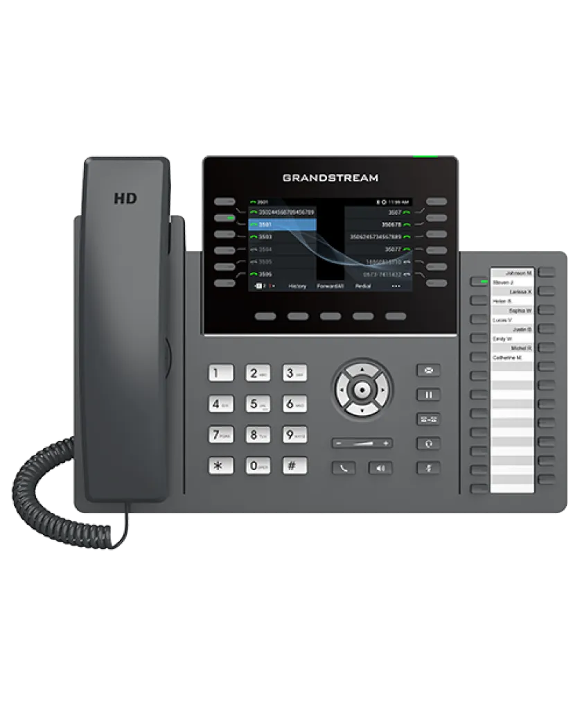 Grandstream GRP2636 / Профессиональный 12-линейный IP-телефон, разработанный для массового развертывания и простого управления