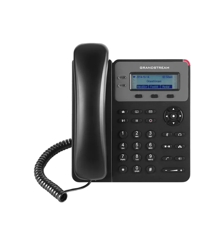 Grandstream GXP1615 / IP-телефон начального уровня с поддержкой 1 линии и 1 SIP-аккаунта, оснащённый PoE