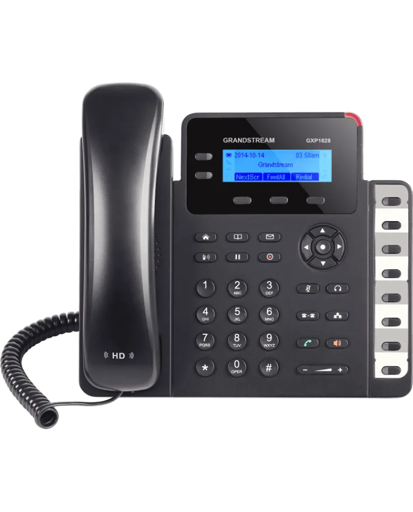 Grandstream GXP1628 / Гигабитный IP-телефон с поддержкой 2 линий и 2 SIP-аккаунтов