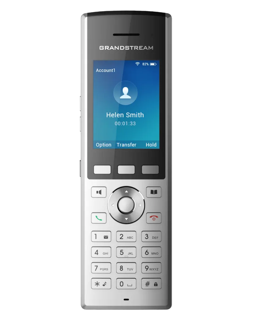 Grandstream WP820 / Беспроводной IP-телефон Wi-Fi с поддержкой Bluetooth и двух SIP-аккаунтов