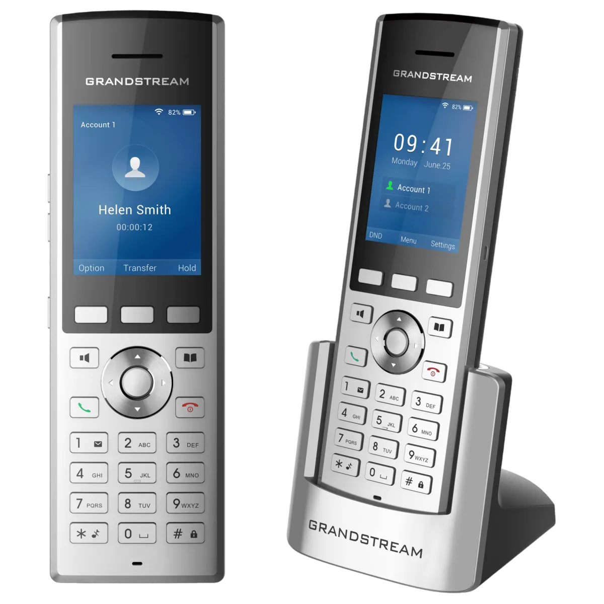 Grandstream WP820 / Беспроводной IP-телефон Wi-Fi с поддержкой Bluetooth и двух SIP-аккаунтов