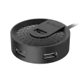 USB HUB A4Tech HUB-20 (4в1) разветвитель Type-A 2.0 / Black