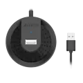 USB HUB A4Tech HUB-20 (4в1) разветвитель Type-A 2.0 / Black
