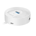 USB HUB A4Tech HUB-30 (4в1) разветвитель Type-A 3.0 / White