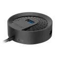 USB HUB A4Tech HUB-30C (4в1) разветвитель Type-C 3.0 / Black