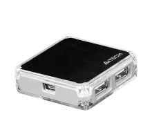 USB HUB A4Tech HUB-56 (4в1) разветвитель Type-A 2.0 / Black