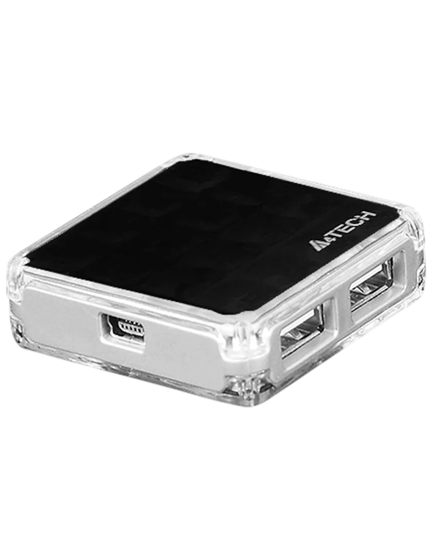 USB HUB A4Tech HUB-56 (4в1) разветвитель Type-A 2.0 / Black