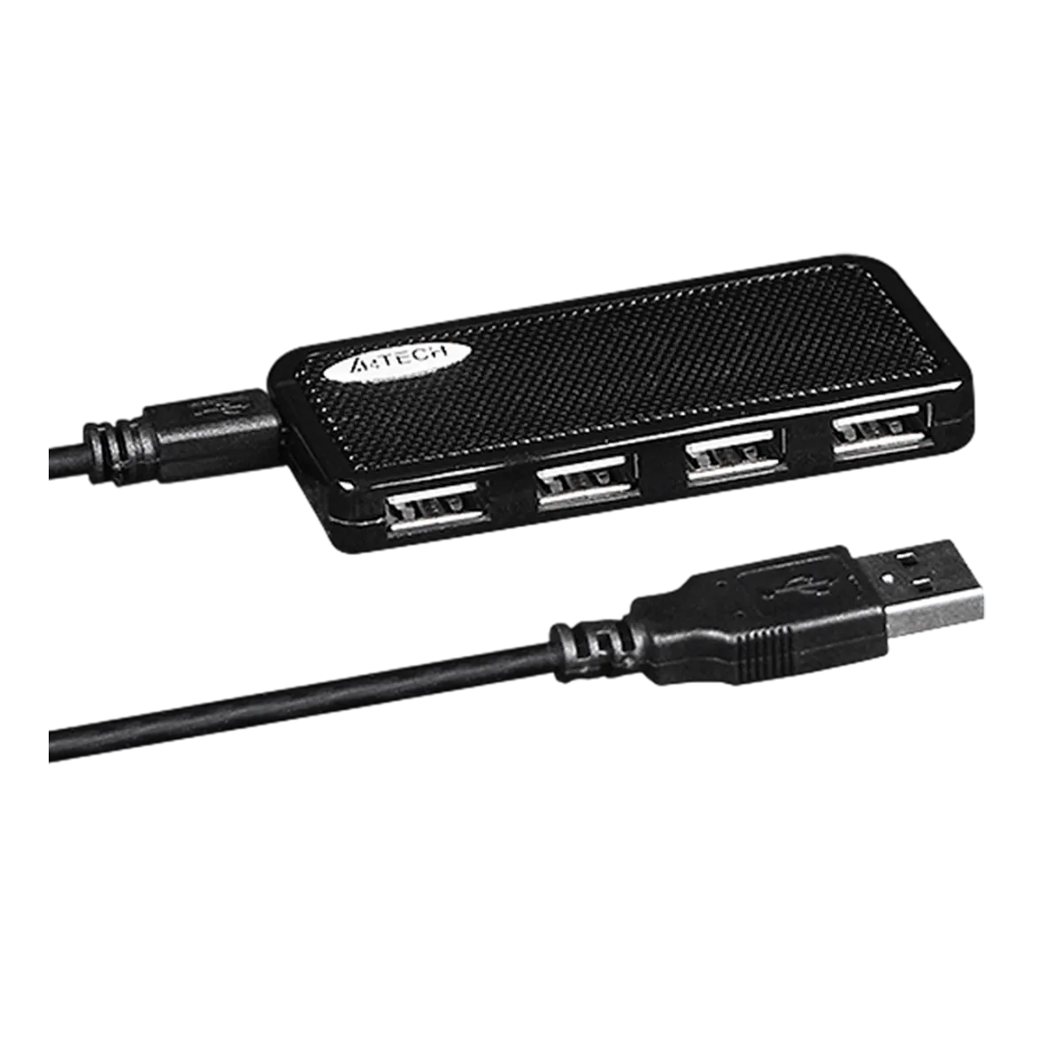 USB HUB A4Tech HUB-64 (4в1) разветвитель Type-A 2.0 / Black