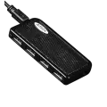 USB HUB A4Tech HUB-64 (4в1) разветвитель Type-A 2.0 / Black