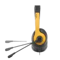 Наушники проводные A4Tech Fstyler FH100U Bumblebee / Black-Yellow