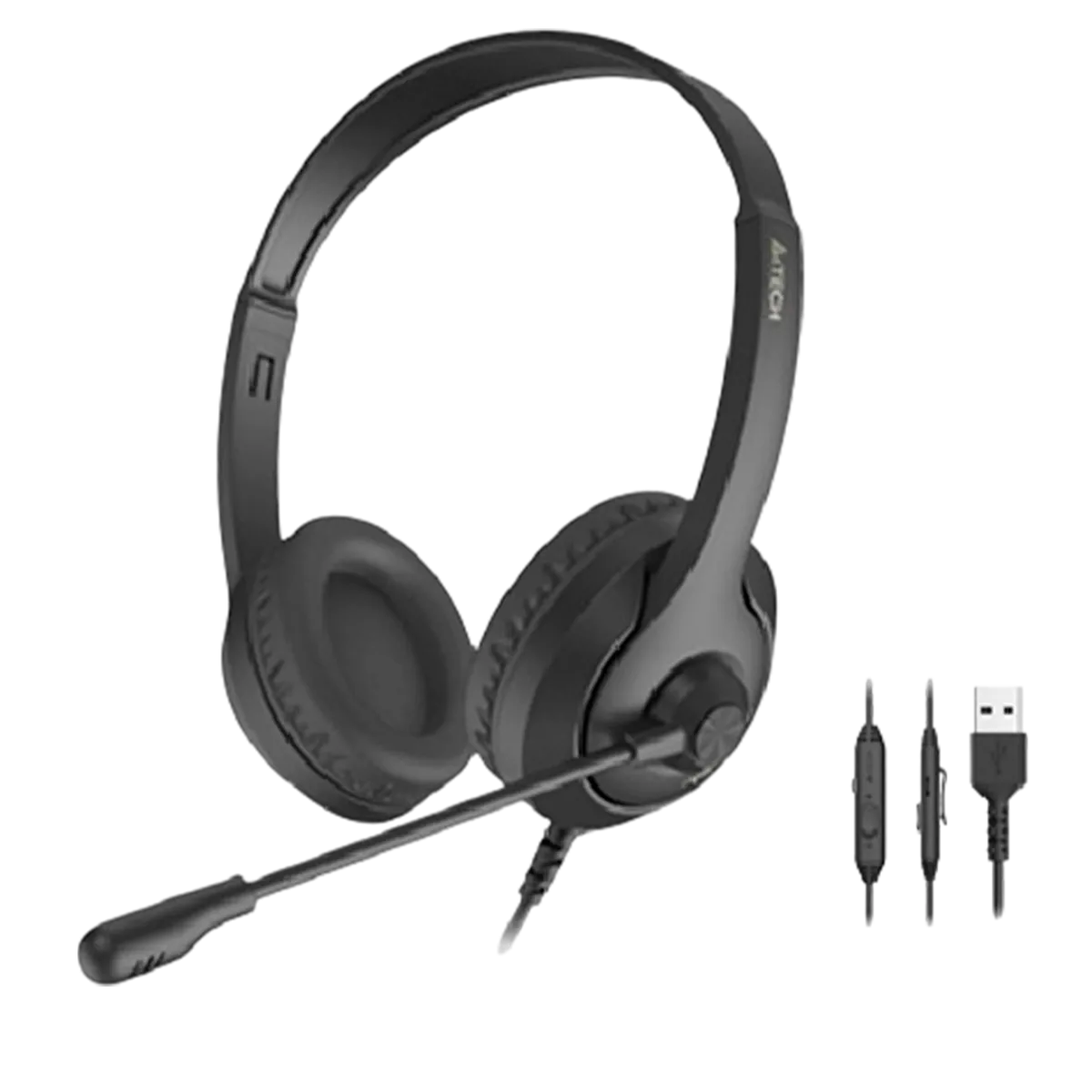 Наушники проводные A4Tech Fstyler FH150U / Black
