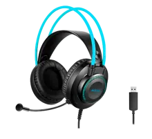 Наушники проводные A4Tech Fstyler FH200U / Blue