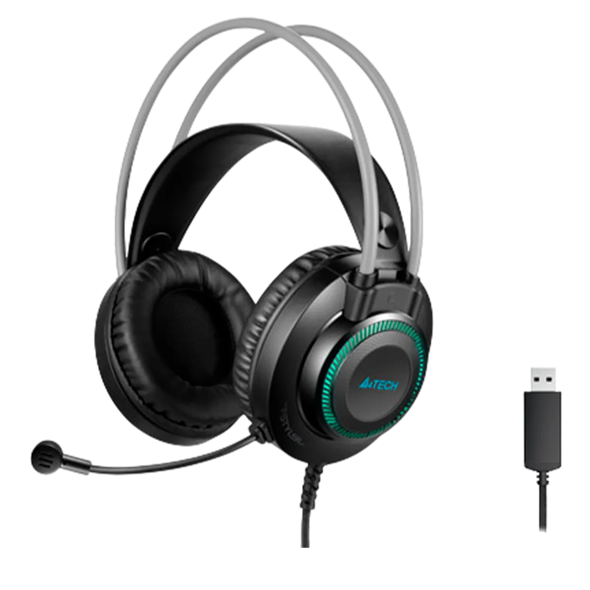 Наушники проводные A4Tech Fstyler FH200U / Grey