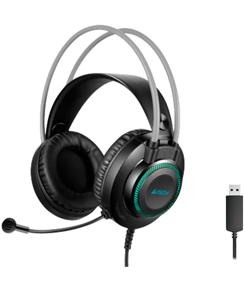 Наушники проводные A4Tech Fstyler FH200U / Grey