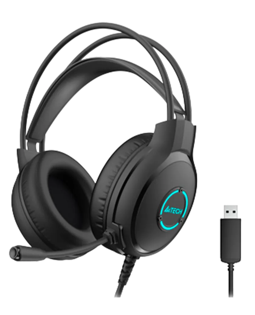 Наушники проводные A4Tech Fstyler FH300U / Black