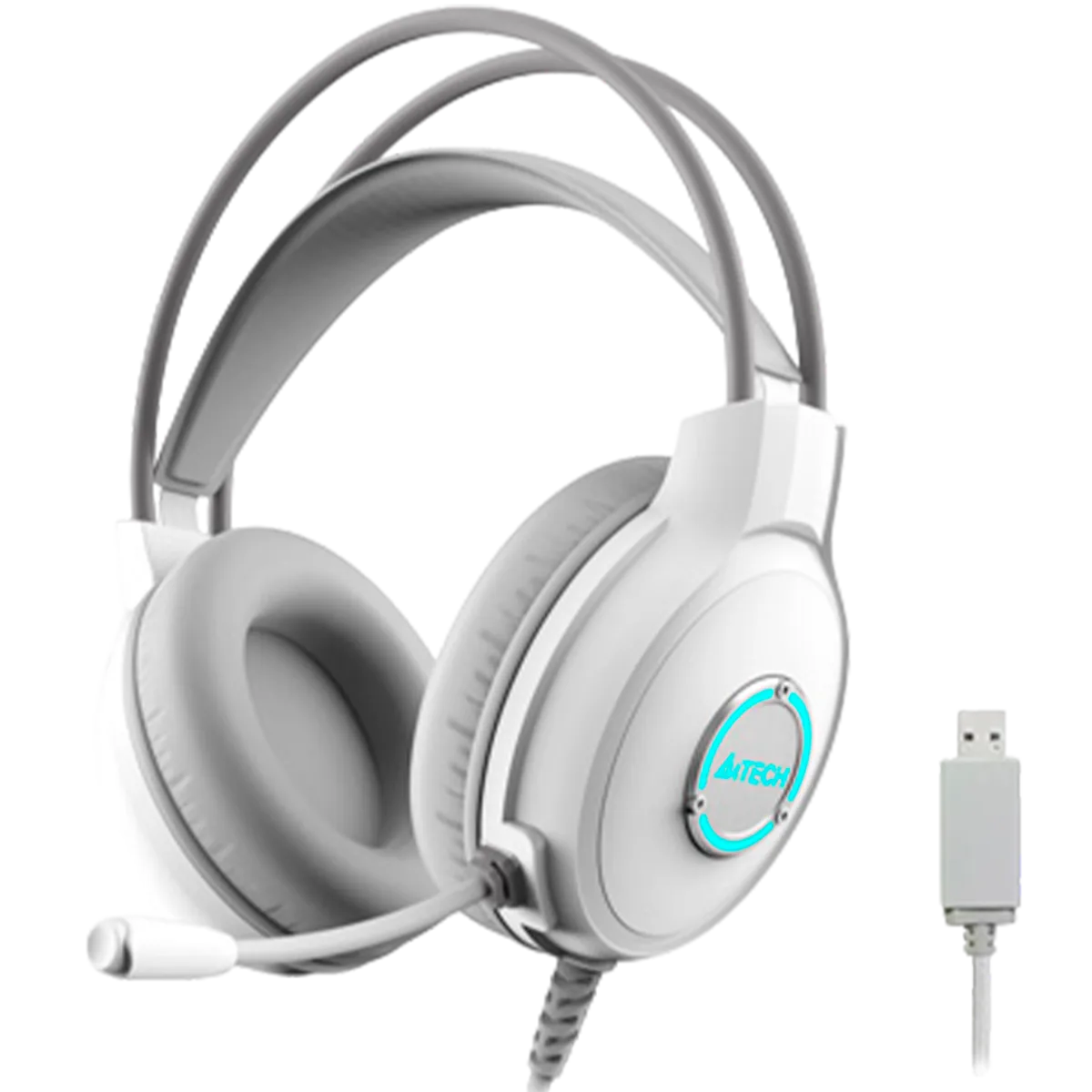 Наушники проводные A4Tech Fstyler FH300U / White