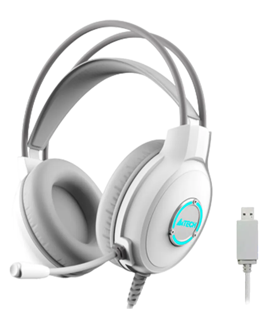 Наушники проводные A4Tech Fstyler FH300U / White