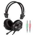 Наушники проводные A4Tech HS-28 / Black+Grey