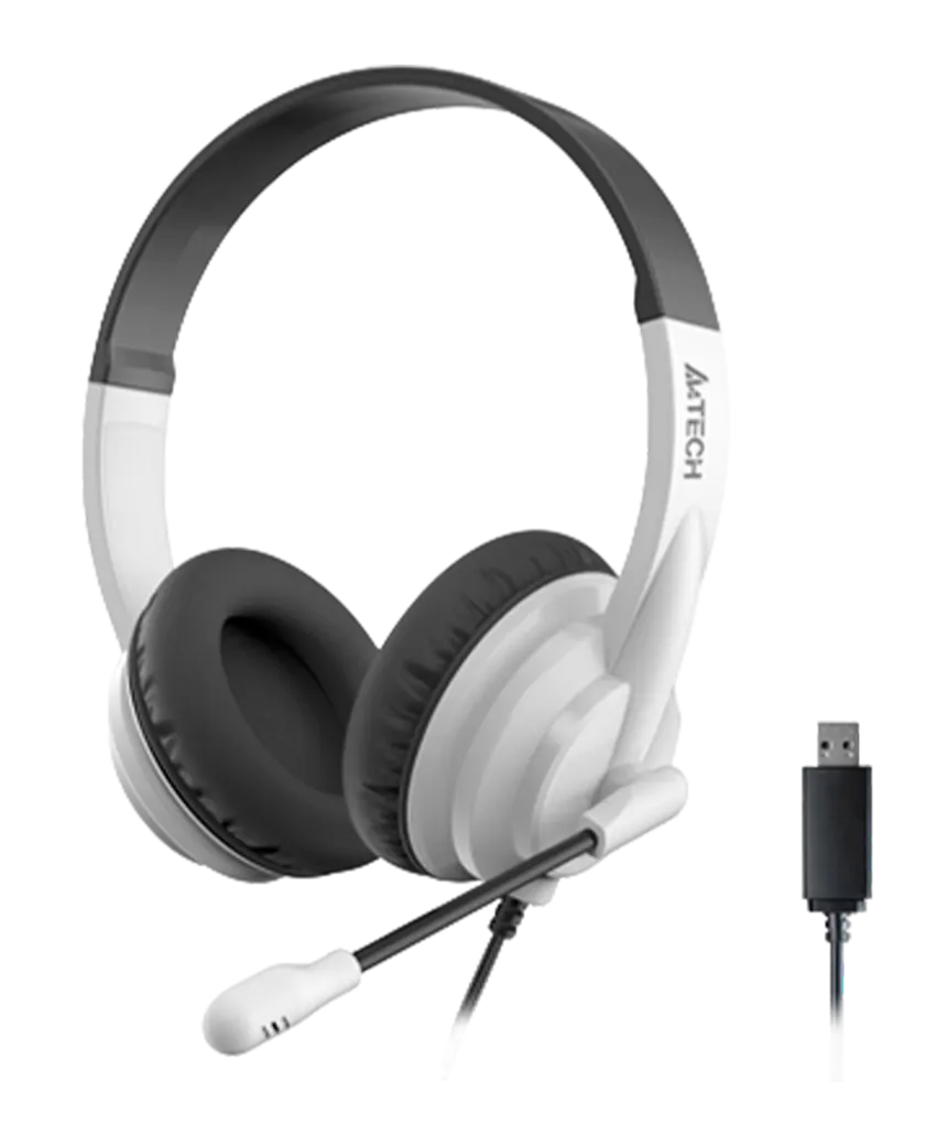 Наушники проводные A4Tech HU-10 / Black+White