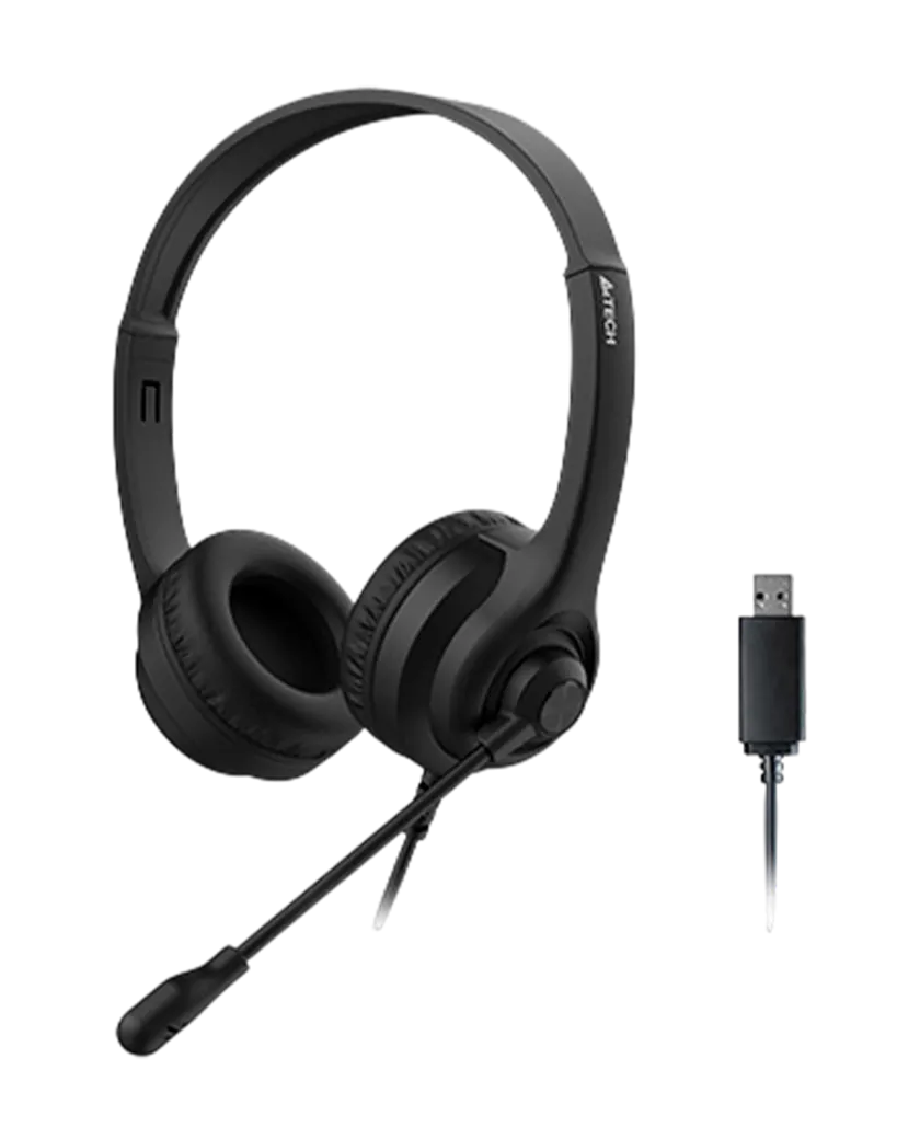 Наушники проводные A4Tech HU-8 / Black