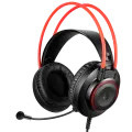 Наушники игровые проводные Bloody G200S Gaiming / Black+Red