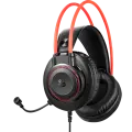 Наушники игровые проводные Bloody G200S Gaiming / Black+Red