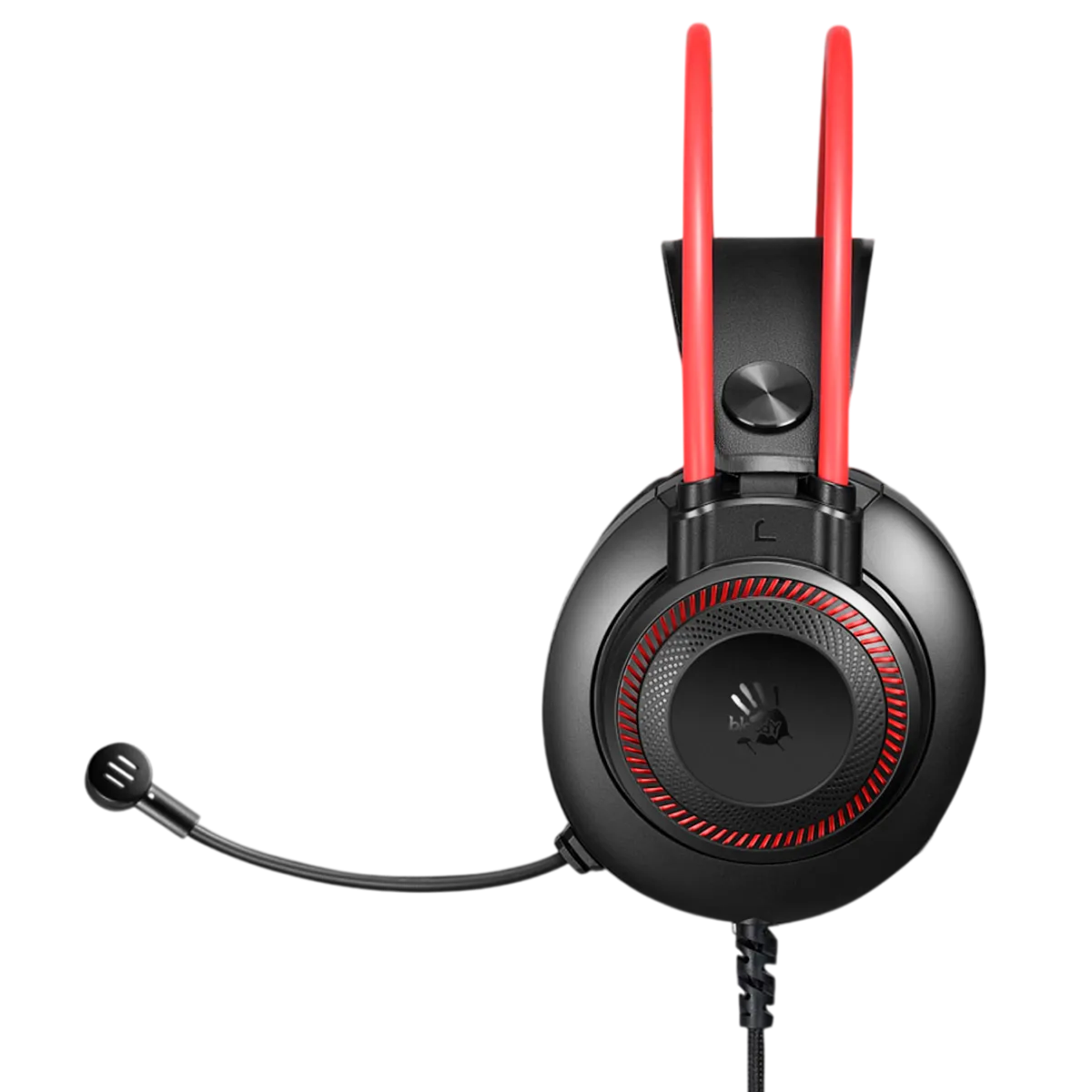 Наушники игровые проводные Bloody G200S Gaiming / Black+Red