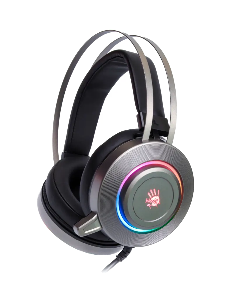 Наушники игровые проводные Bloody G521S Gaming / Grey
