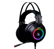 Наушники игровые проводные Bloody G528C Gaming / Black