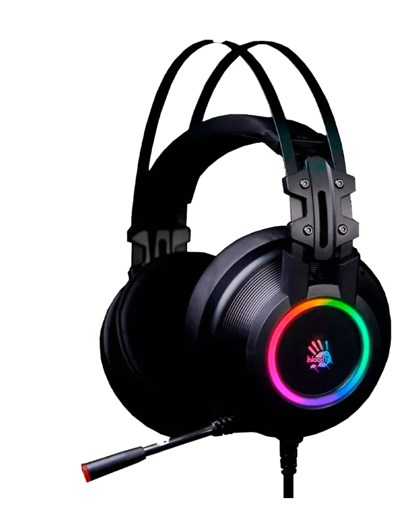 Наушники игровые проводные Bloody G528C Gaming / Black