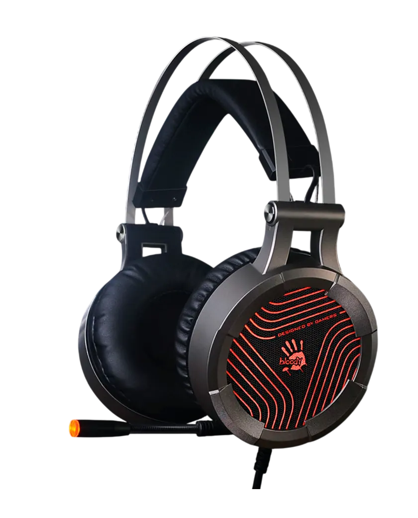 Наушники игровые проводные Bloody G530 Gaming / Grey