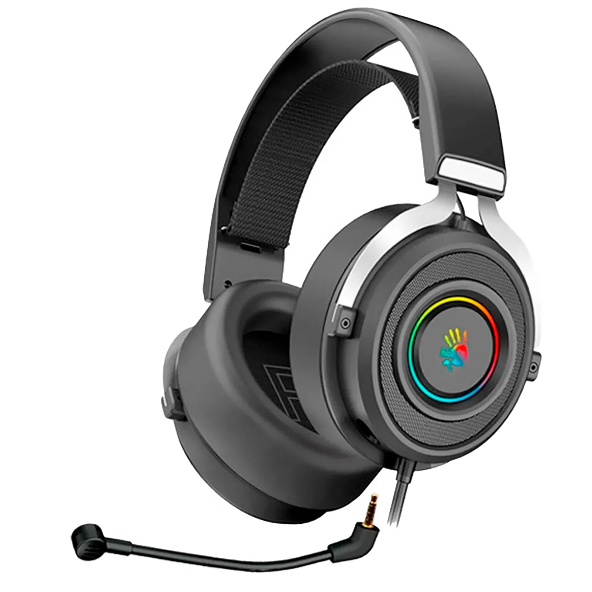 Наушники игровые проводные Bloody G535P Gaming / Black-Silver