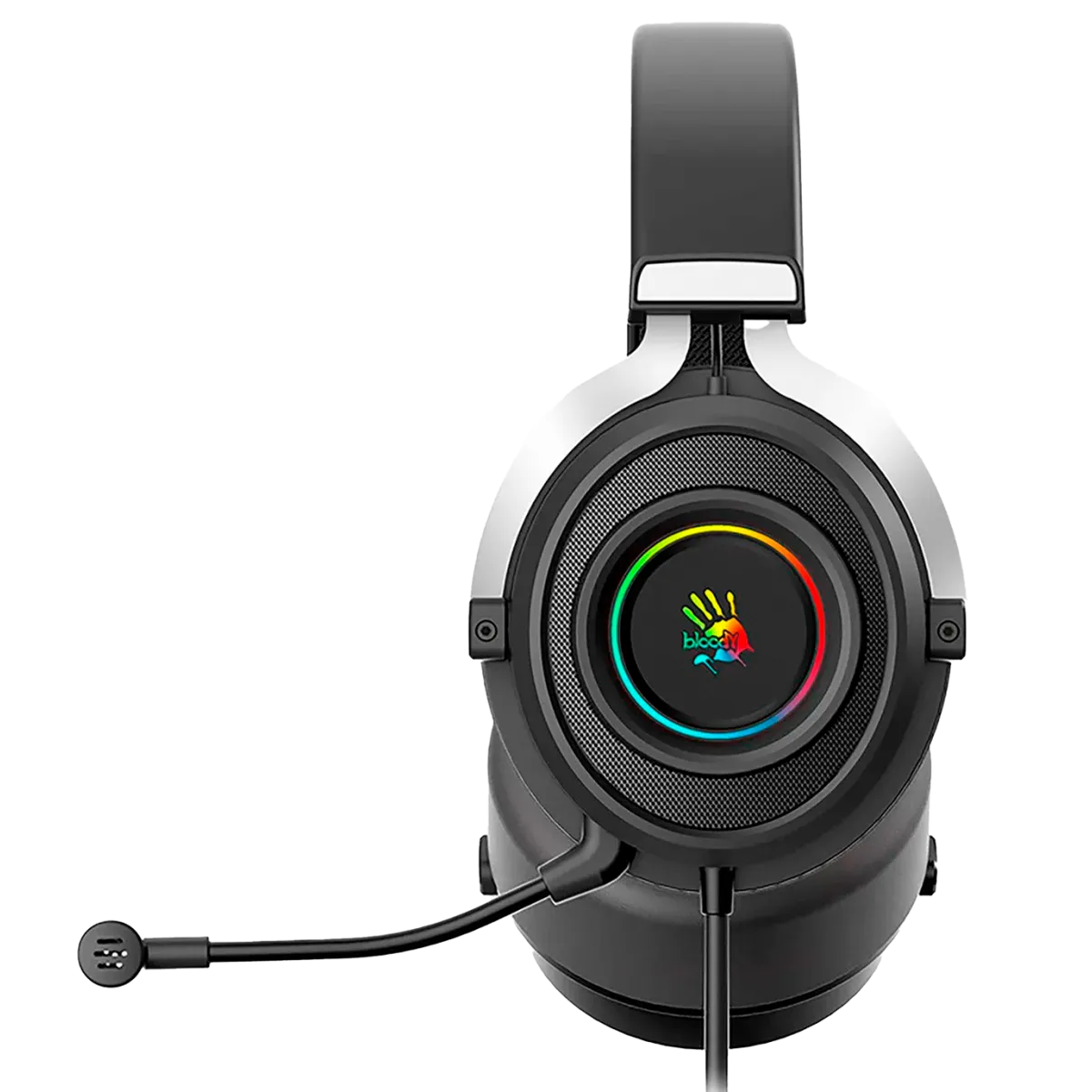Наушники игровые проводные Bloody G535P Gaming / Black-Silver