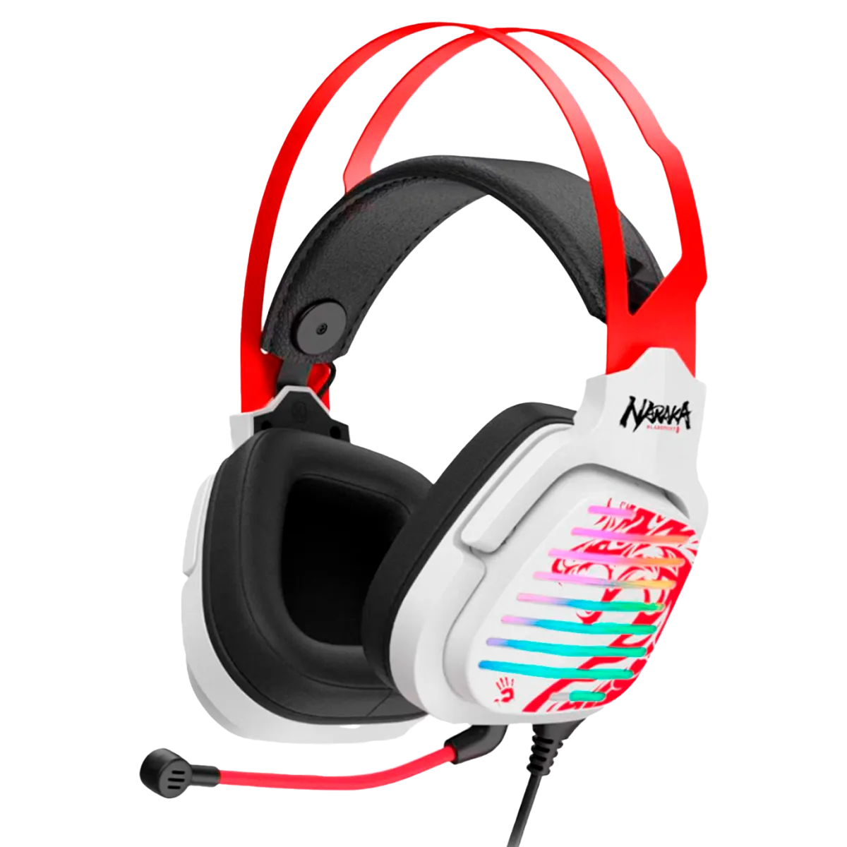 Наушники игровые проводные Bloody G560 Naraka Gaming / White