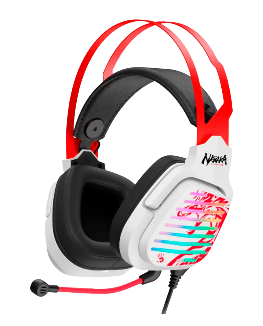 Наушники игровые проводные Bloody G560 Naraka Gaming / White