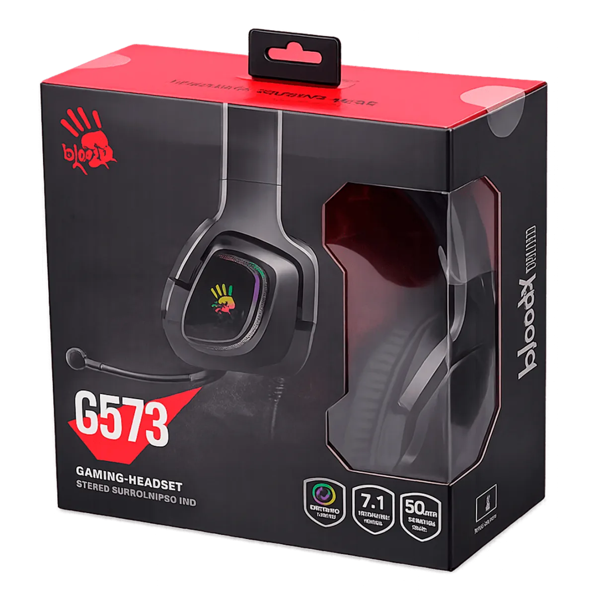 Наушники игровые проводные Bloody G573 Gaming / Black