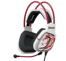 Наушники игровые проводные Bloody G575 NARAKA Gaming / White