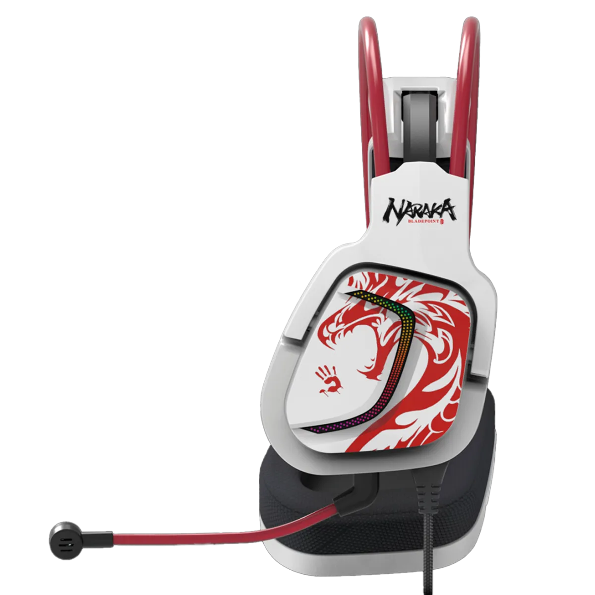 Наушники игровые проводные Bloody G575 NARAKA Gaming / White