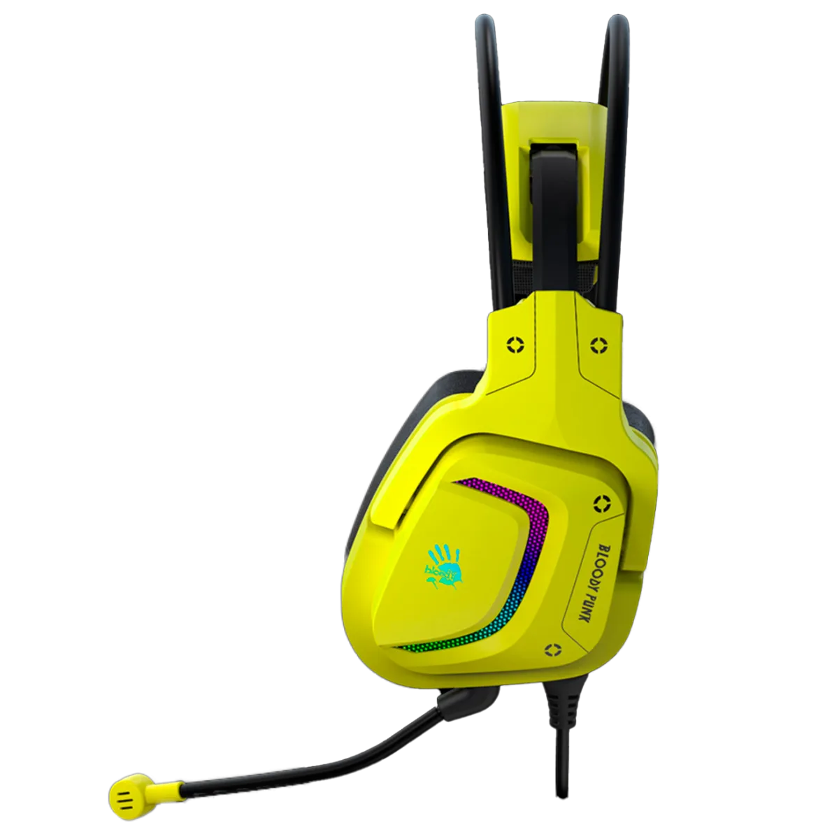Наушники игровые проводные Bloody G575 Gaming / Punk Yellow