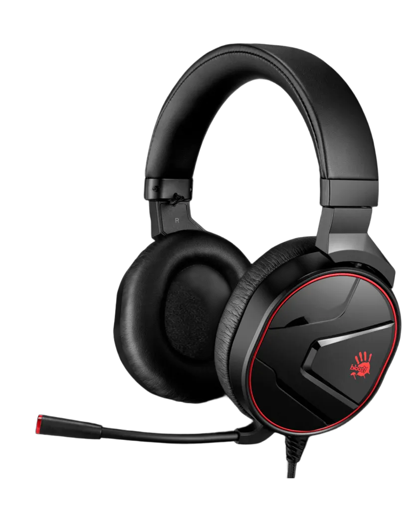 Наушники игровые проводные Bloody G600i Gaming / Black