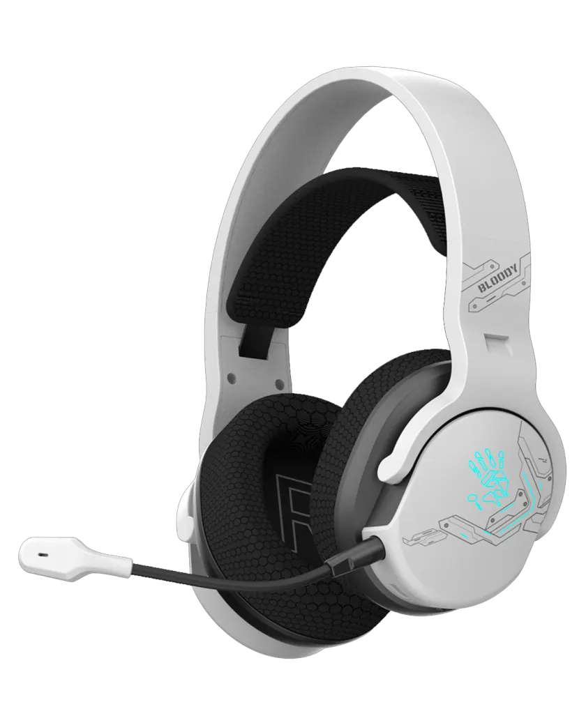 Наушники игровые беспроводные Bloody GR370 Sport Gaming / White