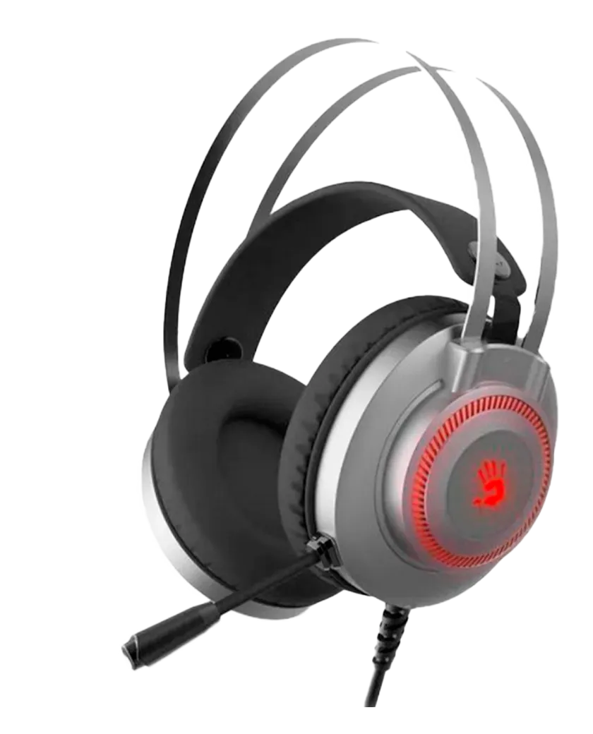 Наушники игровые проводные Bloody J200S Gaming / Grey